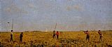 Thomas Eakins Pushing for Rail painting